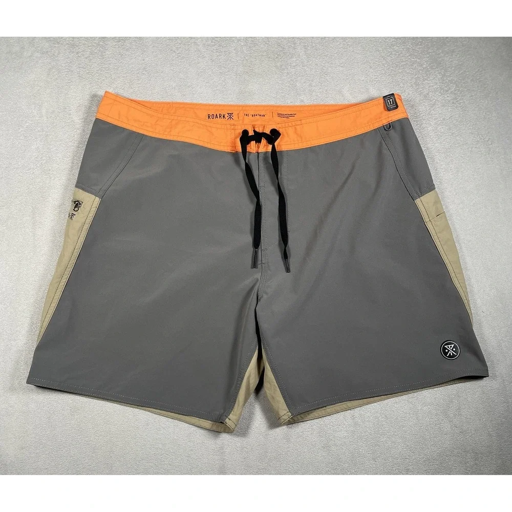 Roark 'The Boatman' Board Shorts Men's Size 38 Cordura Fabric NWT-$85 MSRP